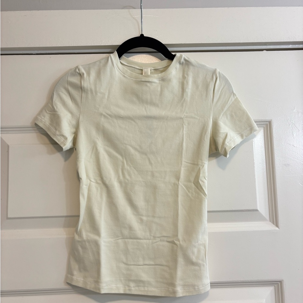 SKIMS COTTON JERSEY T-SHIRT NWT